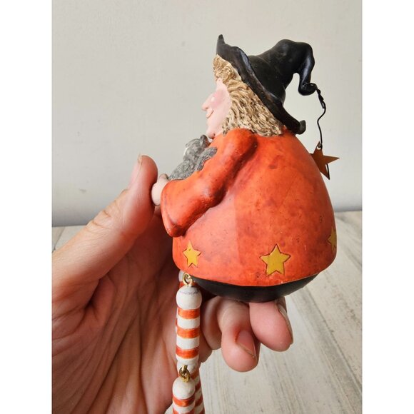 Sandi gore evans witch shelf sitter say cheese pumpkin pails Midwest Cannon fall - Picture 3 of 7